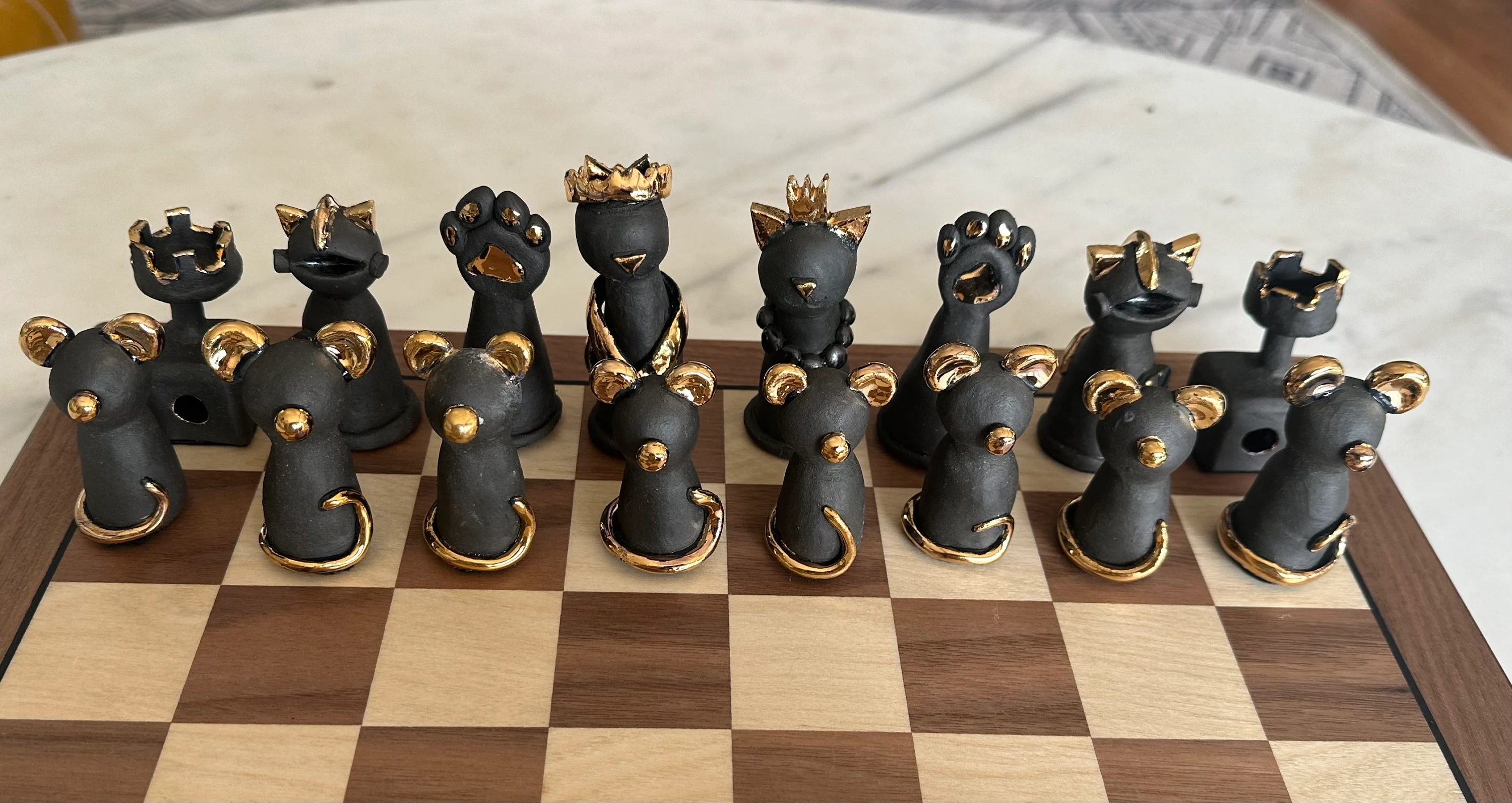 Chess board and pieces